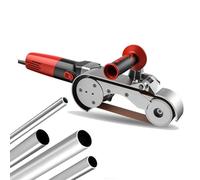 Lijadora de tubos de metal con 3 rodillos para pulido y dibujo de diámetro externo