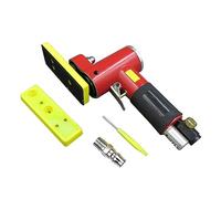 Lijadora eléctrica, Mini lijadora de aire línea recta con lijado/goma/almohadilla hierro, neumática Orbital aleatoria, pulidora mano operada por , enceradora(Set 1)