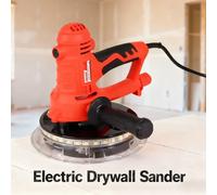 Lijadora eléctrica para paneles de yeso, amoladora de pared de 1250W, máquina de lijado de pared sin polvo, lijadora de masilla de pared, máquina pulidora de pared autoabsorbente 220V
