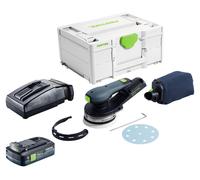 Lijadora excéntrica a batería Festool ETSC 2 125-Basic 18 V 125 mm sin escobillas + 1 batería de 4,0 Ah + cargador + Systainer