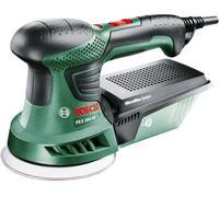 Lijadora excéntrica, BOSCH PEX 300 AE, 270W, inalámbrica, incluye 25 hojas de lija + 1 plato de lijado suave