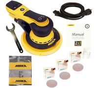Lijadora Excéntrica Eléctrica Mirka DEROS650CV Set + 150 Discos Abranet Gratis