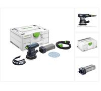 Lijadora excéntrica Festool ETS 125 REQ-Plus, 250 W, carrera de 2 mm, 125 mm, en Systainer + accesorios (574636) + bolsa de recogida de polvo adicional