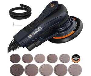 Lijadora excéntrica versátil MAXXT 230V: incluye discos de sujeción de 125 mm y 150 mm, y cepillos