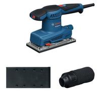 Lijadora orbital Bosch GSS 20-18 A Professional, 200 W, placa de lijado de 90 x 183 mm, vibración de 3,0 m/s², incluye bolsa para polvo