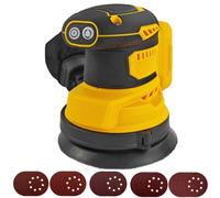 Lijadora orbital inalámbrica compatible con Dewalt 18 V