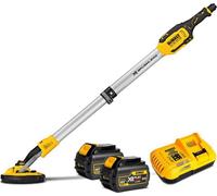 DeWALT Amoladora en seco AKU 18V 225 mm con 2x batería 6,0 Ah FLEXVOLT y cargador DCE800T2