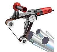 Lijadora pulidora de tuberías, removedor de óxido de acero inoxidable manual, amoladora redonda para uso profesional, ideal para superficies de plástico y aluminio
