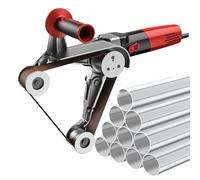 Lijadora pulidora de tubos de acero inoxidable, herramienta de molienda de velocidad variable para eliminación de óxido y pulido de superficies, ideal para acabado de metales