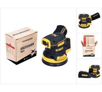 Lijadora rotorbital sin cable DeWalt DCW 210 N 18 V 125 mm sin escobillas solo + 1x Juego de discos lijadores Toolbrothers TURTLE