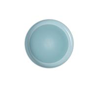 like. by Villeroy & Boch - Perlemor Aqua plato, aprox. 27 × 27 × 3 cm, azul, apto para lavavajillas y microondas, esmalte con efecto cerámico pottery, plato llano de porcelana premium