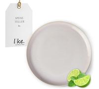 like. de Villeroy & Boch - Crafted Cotton, plato llano, porcelana de primera calidad, apto para lavavajillas, apto para microondas, apilable, plato, plato llano, vajilla