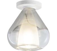 Lila: Lámpara de techo redonda, diámetro 20 cm.Fabas Luce: Lámpara de pared con bombilla LED E27, máximo 40W, color ahumado