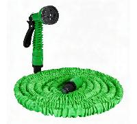 LILI HOME Manguera Extensible con Pistola de Riego - Medidas disponibles: 2.5 m → 7.5 m / 5 m → 15 m / 7.5 m → 22.5 m - Pistola Multifunción ( ducha, jet, niebla, plano, entre otros ) - La manguera es