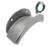 LILI HOME Soporte para Manguera de Jardín de Metal Pintado 28 x 12.5 x 13 cm Fabricado en metal de alta calidad, este soporte está diseñado para ofrecer una durabilidad excepcional y soportar las cond