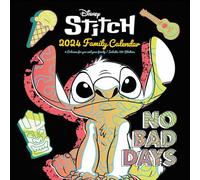 Lilo and Stitch Calendario 2024 - Planificador familiar con vista mensual 30 cm x 30 cm - Producto oficial