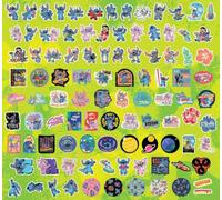 Lilo & Stitch - Juego de pegatinas (100 unidades, surtido de puntadas)