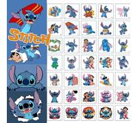 Lilo & Stitch Marvel Spider-Man Avengers - Pegatinas de tatuajes temporales, tatuajes falsos impermeables para niños, niñas, fiesta de cumpleaños B 20PCS SET