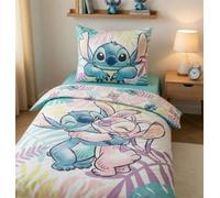 Lilo & Stitch Niña Funda Nórdica Cama 90 135x200 + Funda Tropical
