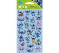 LILO & Stitch (Stitch & Angel) 25 calcomanías de papel reutilizables