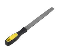 Lima de afilar plana, 8in Mill Smooth Blade T12 Herramienta de carbono Afilador de cuchillos de acero Diseño ergonómico con mango Herramienta de afilado de archivos de borde