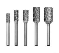 Lima giratoria de carburo, cabezal de fresa de metal, vástago de 6 mm, (6 mm)