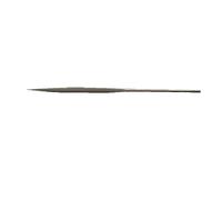 Lima semiovalada de aguja, corte suave, sin mango, 160 mm