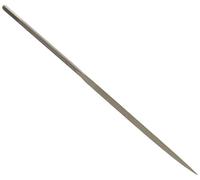 Lima triangular de aguja, corte basto, sin mango, 180 mm