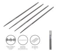 Limas cadena motosierra 200 x ø 4.8 mm. 0.325 (pack 4 piezas)