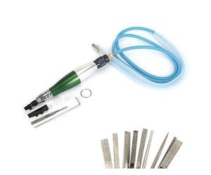 Limas Neumáticas, Ultrasónico Neumático Aire Micro Reciprocante Oscilante Lima Amoladora Neumática Lápiz De Aire Troquel For Pulido De Moldes(Set 1)