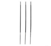 Limas Redondas para Motosierra, para herramienta de Afilado Manual en para acero para Cadenas 3/8 y 404, Kit de 3 Piezas con Diámetros 4.0, 4.8 y 5.5 mm(4.8mm)
