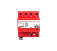 Limitador de sobretensión tipo T1+T2 4P 12,5kA/50kA 941405