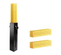 Limpiador abrasivo de cinta: Herramienta ajustable con goma elástica para limpiar bandas abrasivas y platos, seguro para superficies de madera, diferentes anchos de banda, (B)