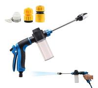Limpiador automático de espuma activa, con espuma multichorro de alta presión, ajustable, para manguera de riego, apto para caravanas, autocaravanas, barcos, motocicletas | Para limpieza de