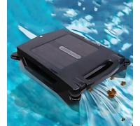 Limpiador automático de skimmer de piscina, robot inalámbrico alimentado por energía solar con modos de carga duales para limpieza diurna y nocturna y evitar obstáculos inteligentes