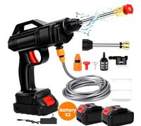 Limpiador de alta presión inalámbrico, pistola de agua pulverizada, máquina de limpieza de coche, 50bar, batería Makita de 21V Set B - 2 Battery