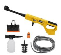 Limpiador de alta presión para batería Dewalt de 20 V, limpiador de alta presión portátil con manguera, limpiador de alta presión portátil para terraza, coche, ventana, césped (sin batería)