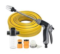 Limpiador de alta presión portátil - Boquilla ajustable para rociador | ergonómica con asa para jardín, terraza, patio, porche, acera, macizo de flores