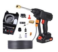 Limpiador de alta presión - Pulverizador portátil a batería - Potencia alta formato compacto, para coche, SUV, camión, sedán, casa, pared, suelo, ventana