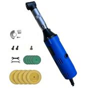 Limpiador de Juntas de Baldosas, Máquina Eléctrica 550W Para Eliminación de Juntas Con 6 Velocidades, Cabezal en Ángulo 90° 15000 rpm, Para Limpieza Pulido Fresado Eliminación de Óxido blue