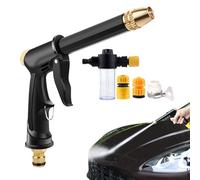 Limpiador de mano portátil con 4 modos de pulverización | Lavadora de alta presión para jardín, suelo de coche, pared, ventana, entrada, césped, jardín, patio, riego de mascotas