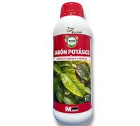 Limpiador de melaza y negrilla 1 l. Limpieza de hojas y ramas de manchas de pulgon, cochillas mosca blanca etc. Jabon potasico 1 litro
