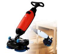 Limpiador de suelos duros inalámbrico recargable, 43 cm, cepillo doble para cocina, escuelas, supermercados, hoteles