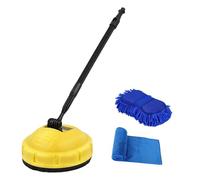 Limpiador de Superficies para limpiadores de Alta presión - Limpiador de terrazas Compatible para Kärcher K2 K3 K4 K5 K6 K7 Limpiador de Pared Cepillo Giratorio Flexible Limpiador de Superficies para