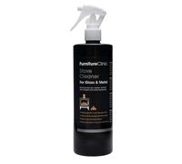 Limpiador de Vidrio y Metal para Estufas - Elimina ceniza, hollín y suciedad de puertas de cristal y superficies metálicas de estufas y chimeneas - Spray de 500ml