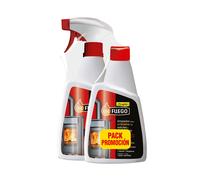 Limpiador para cristales de estufas y chimeneas, 500 ml, pack 2 uds