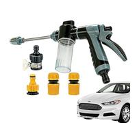 Limpiador portátil de alta presión - Botella de pulverización portátil ajustable para jardín, conexión de manguera de agua, para exteriores, patio, patio, camino, balcón, plantas, paisaje, coche, etc