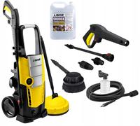 Limpiadora a presión - 150 bares - 1900W - Limpiadora de agua con pistola de pulverización y accesorio para limpieza de superficies