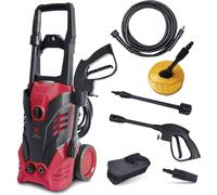 Limpiadora a presión – 1800W de potencia – 135 bares – Bomba de aluminio – Accesorios para limpieza de superficies