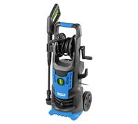 Limpiadora a presión de 2400 W, tecnología Högert, máx. 180 bar, 450 l/h – ideal para coches, patios y fachadas
